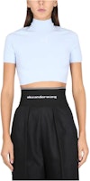 (Women) Alexander Wang High Neck Solid Color Slim Fit T-Shirt 4KC1231034-495 (Women) Alexander Wang High Neck Solid Color Slim Fit T-Shirt 4KC1231034-495