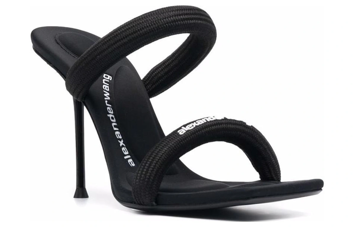 (Women) Alexander Wang Julie Tubular Webbing Sandal 'Black'