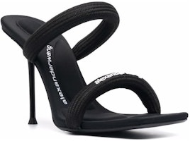 亞歷山大王 Julie 高跟方頭 時尚涼拖 10.5公分 女款 黑色 Lookbook 亞歷山大王 Julie 高跟方頭 時尚涼拖 10.5公分 女款 黑色