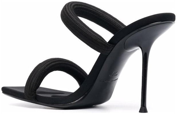 (W) Alexander Wang 'Julie Tacón Alto Negro Punta Cuadrada Slide' 30321S033001 Shop (W) Alexander Wang 'Julie Tacón Alto Negro Punta Cuadrada Slide' 30321S033001