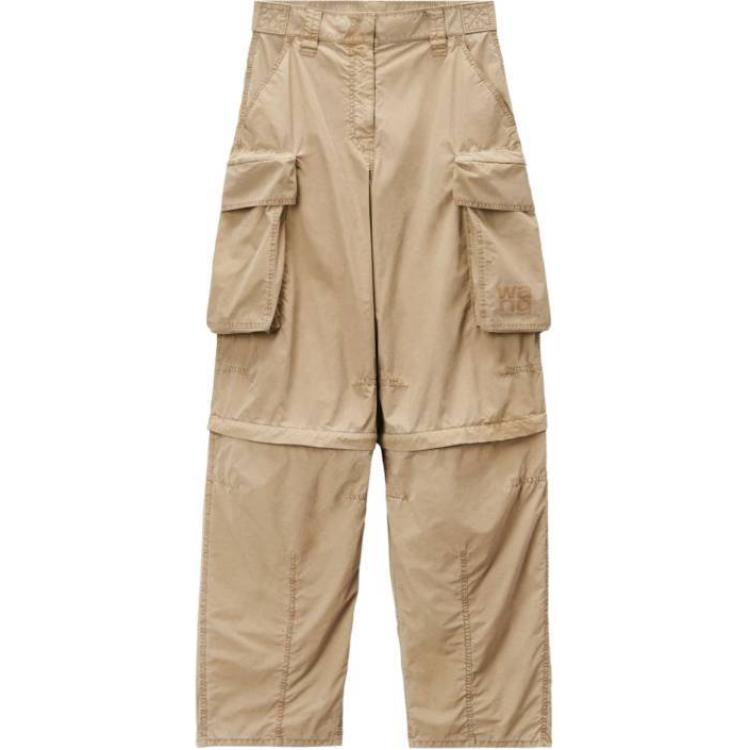Order (W) Alexander Wang Pantalones Cargo Caqui Casuales y Sueltos con Cremallera. 4WC3244369-210