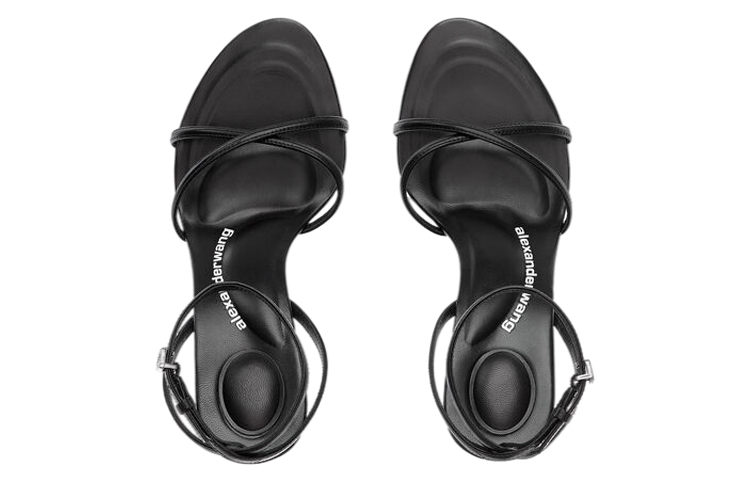 Lookbook (W) Alexander Wang 'Sandalia de Tacón de Cuero con Hebilla de Moda' 30222S019001