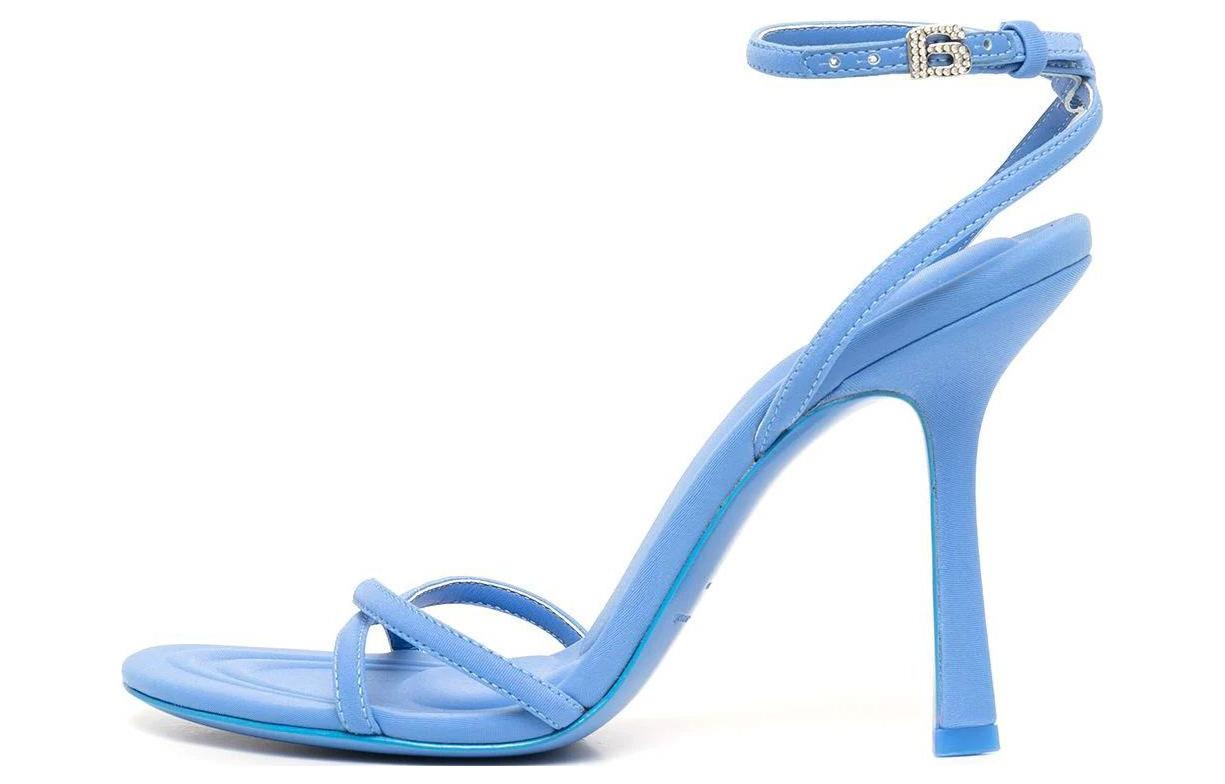 (Women) Alexander Wang 'Light Blue Buckle High Heel Mules' 30222S007450