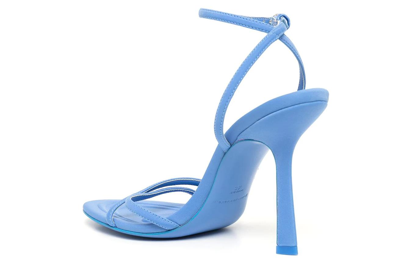 Shop (W) 亚历山大·王 浅蓝色扣带高跟凉鞋 30222S007450