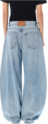 (W) 亞歷山大王 淺藍色中腰直筒拉鏈Logo牛仔褲 4DC2244264D4-68A Lookbook (W) 亞歷山大王 淺藍色中腰直筒拉鏈Logo牛仔褲 4DC2244264D4-68A