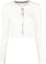 Buy (Women) Alexander Wang Logo Knit Crop Top White 4KC3223017-104