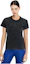 Lookbook (W) Alexander Wang Logo Slim-Fit Jersey T-Shirt Hitam SS24 1CC1241876007