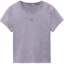 Buy (W) Alexander Wang Logo T-Shirt Lavender Pink Distressed Cotton SS24. 4CC32213586-87A