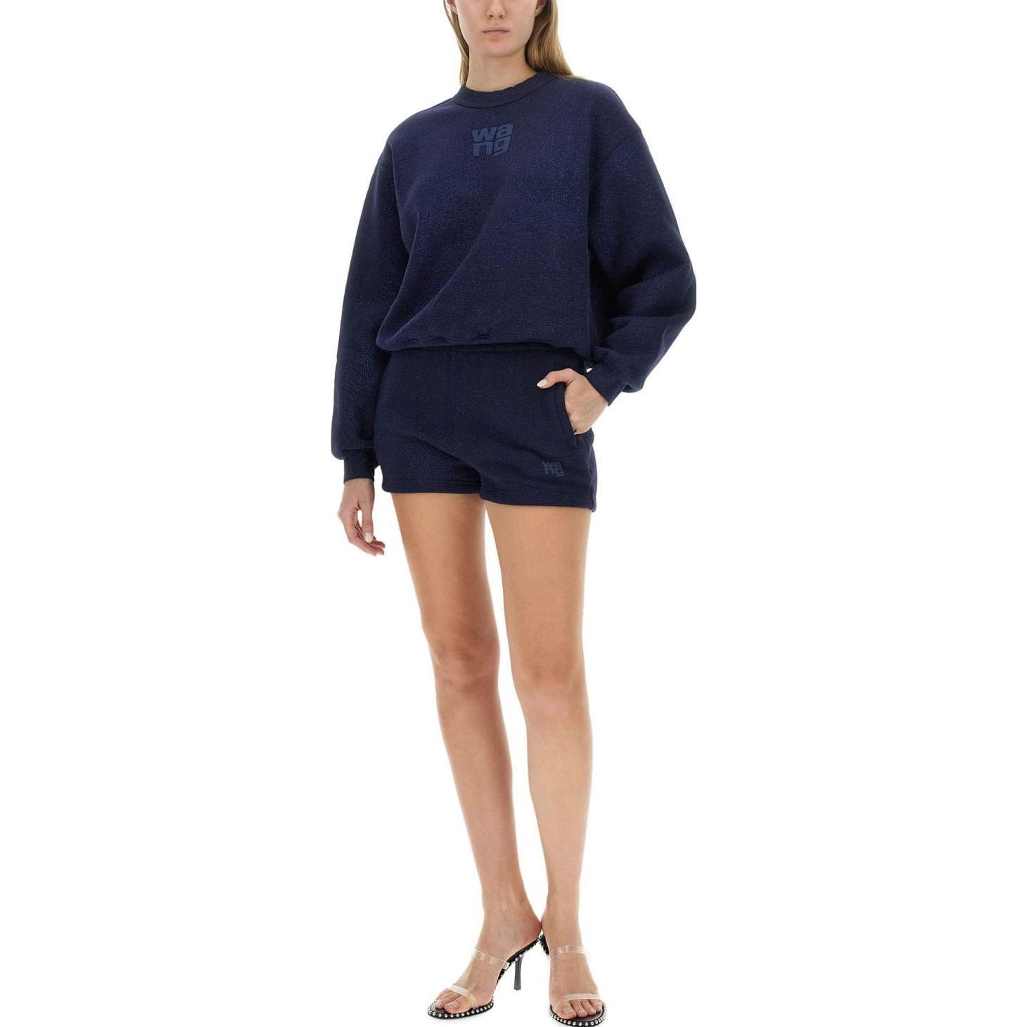 Purchase (W) 亞歷山大王低腰修身休閒短褲深海軍藍 4CC3234386-065