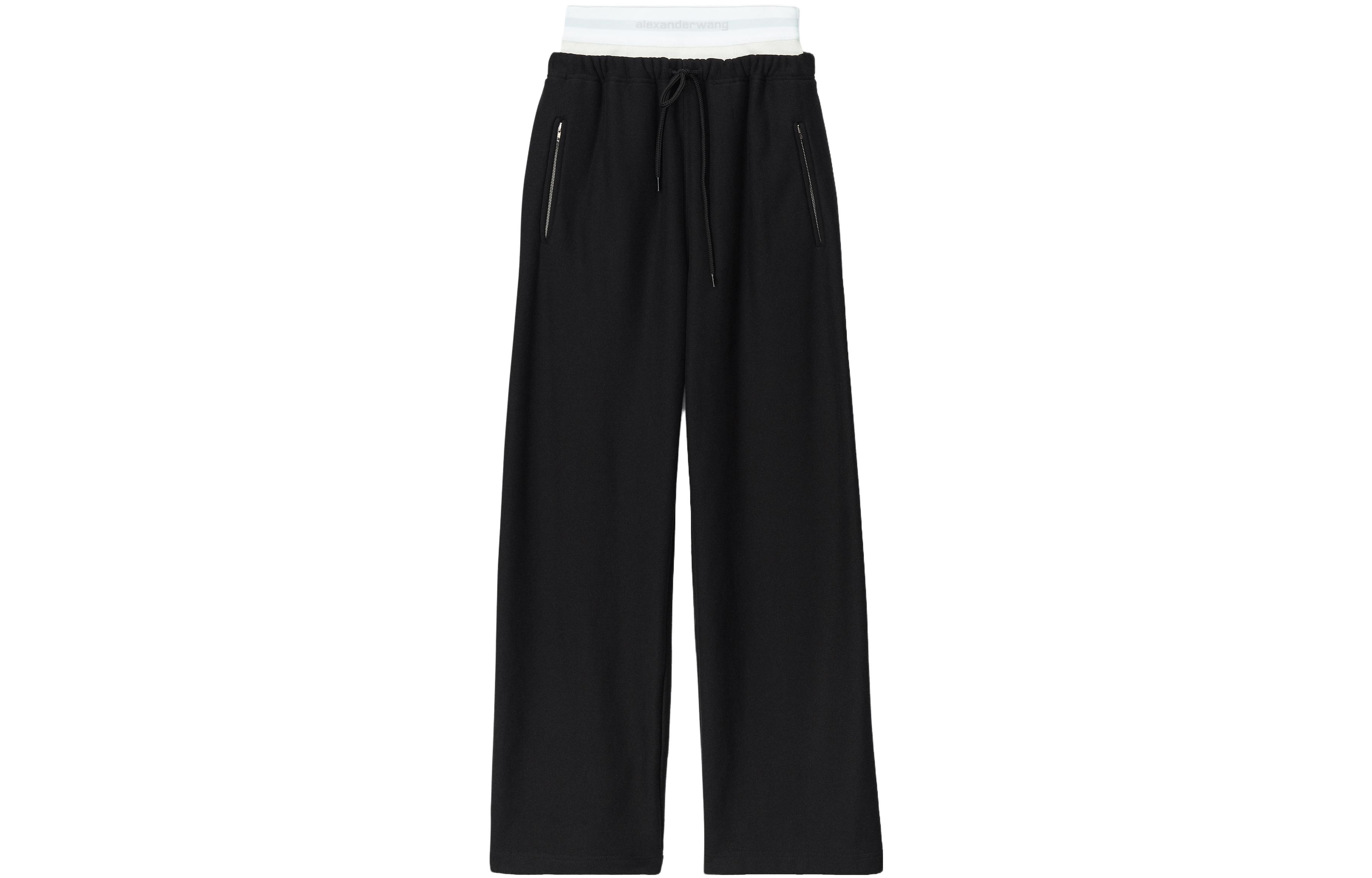 (Women) Alexander Wang  Low Waist Wide-Leg Casual Trousers. 4CC1244349-020