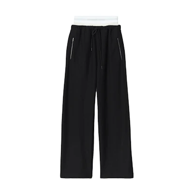 (Women) Alexander Wang Low Waist Wide-Leg Casual Trousers. 4CC1244349-020
