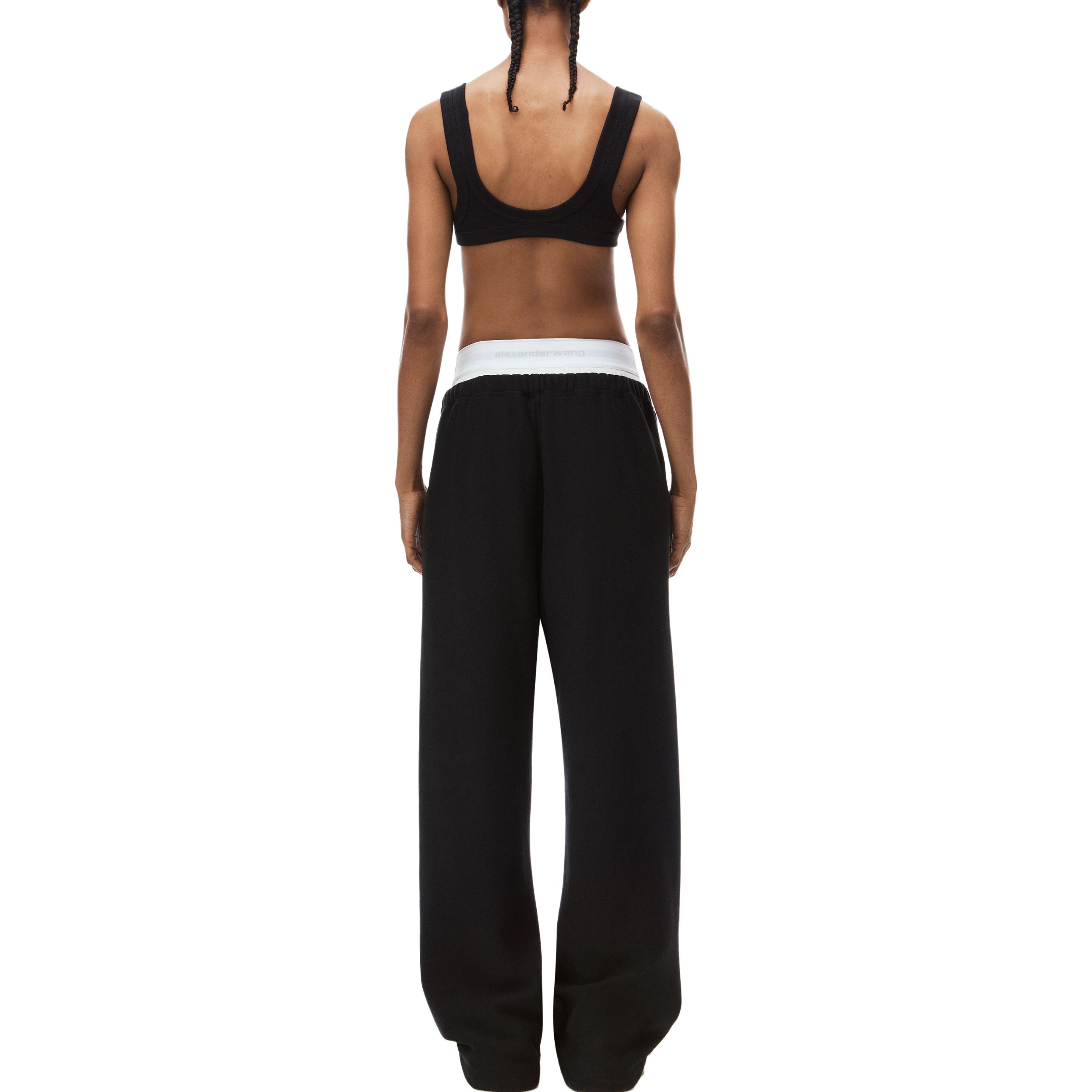 (Women) Alexander Wang  Low Waist Wide-Leg Casual Trousers. 4CC1244349-020 圖 4