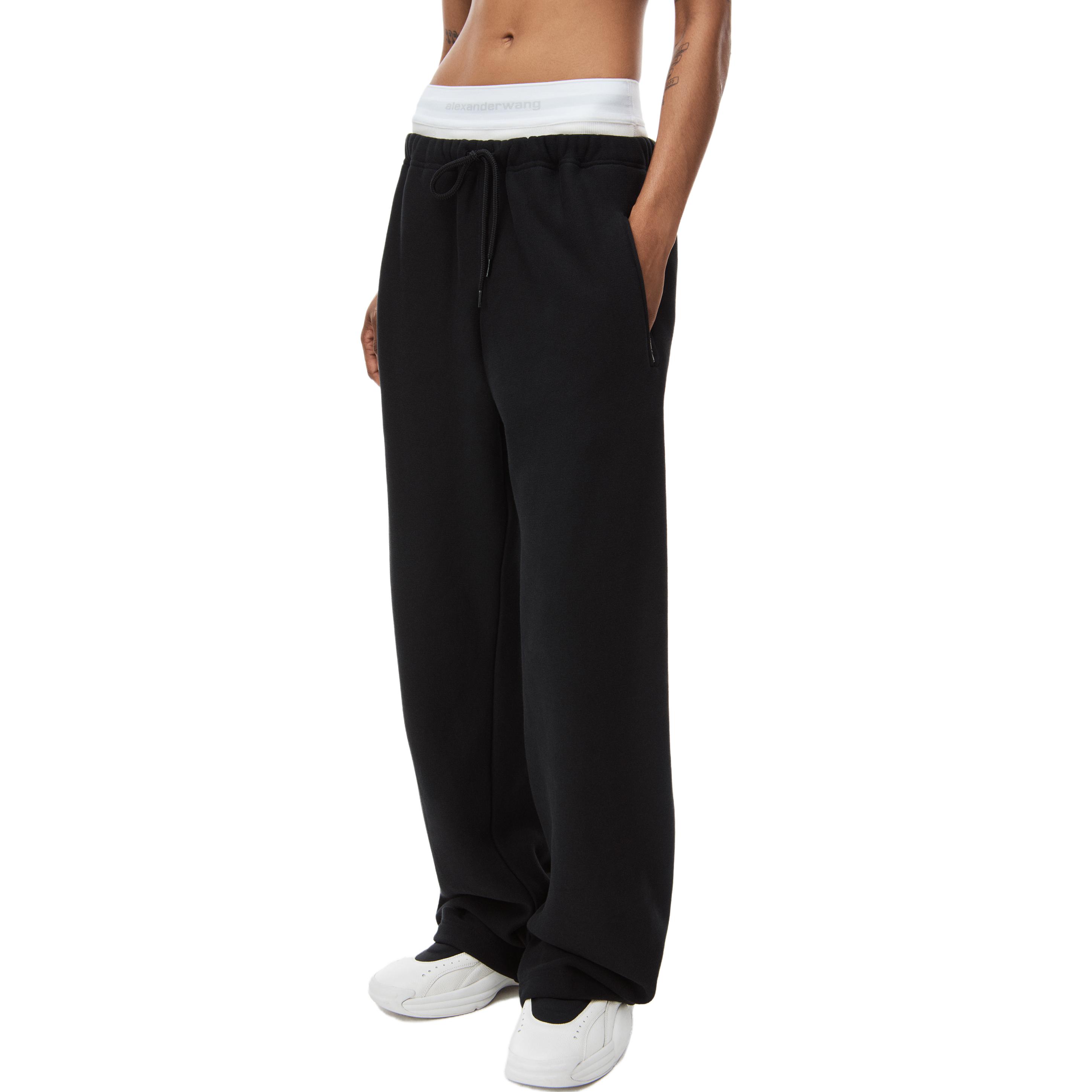 (Women) Alexander Wang  Low Waist Wide-Leg Casual Trousers. 4CC1244349-020 圖 5
