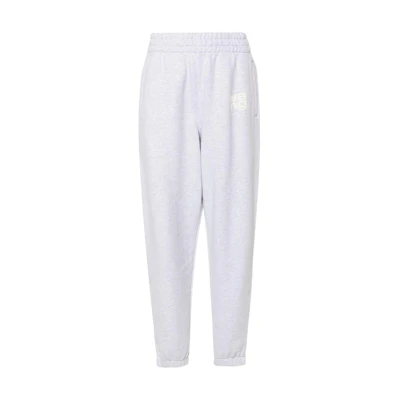 (Women) Alexander Wang Mid-Rise Cotton Knit Joggers SS24 - Light Grey. 4CC3244399-GREY