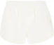 Buy (W) Alexander Wang Celana Pendek Kasual Putih Mid-Rise Warna Solid. 4WC3234379-100