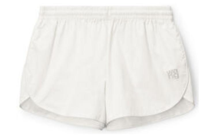 (Women) Alexander Wang  Mid-Rise Solid Color Casual Shorts White. 4WC3234379-100 圖 2