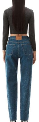 (Women) Alexander Wang Mid-Rise Straight-Leg Jeans Blue 1WC3234000-401 Shop (Women) Alexander Wang Mid-Rise Straight-Leg Jeans Blue 1WC3234000-401