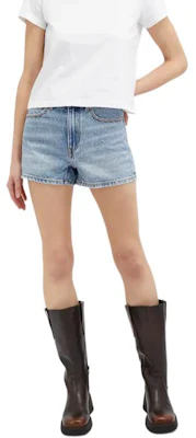 (W) Alexander Wang Seluar Pendek Denim Mid-Waist Slim Vintage Biru. 4DC4234161-487A Shop (W) Alexander Wang Seluar Pendek Denim Mid-Waist Slim Vintage Biru. 4DC4234161-487A