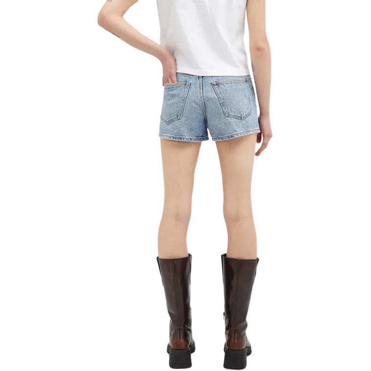 (Women) Alexander Wang  Mid-Waist Slim Denim Shorts Vintage Blue. 4DC4234161-487A 圖 5