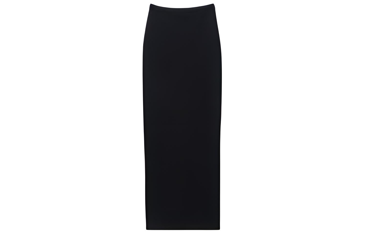 (Women) Alexander Wang  Minimalist Knit Maxi Dress Black SS24 4CC2245058-001