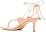Buy (W) Alexander Wang 'Selipar Fesyen Kulit Kambing Stiletto Warna Kulit' 30223S015254