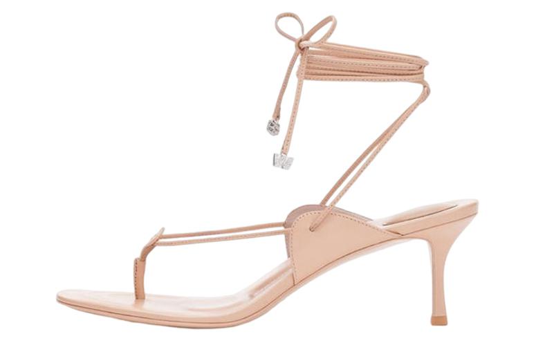 Lookbook (W) Alexander Wang 'Sandal Stiletto Kulit Kambing Warna Nude' 30223S015254