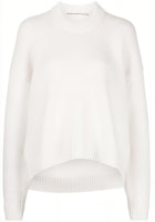 (Women) Alexander Wang Oversized Crewneck Sweater White 1KC2201008-106 (Women) Alexander Wang Oversized Crewneck Sweater White 1KC2201008-106