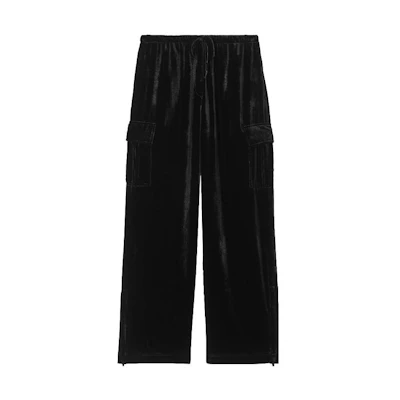 (Women) Alexander Wang Oversized Solid Color Cargo Pants 4CC4234387-001