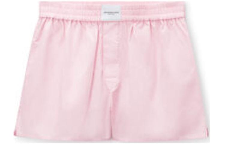 (Women) Alexander Wang  Pink Cotton Button Elastic Logo Casual Shorts. 4WC2244370-680 圖 2