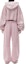 Shop (Women) Alexander Wang Pink Logo Elastic Waist Knit Sweatpants. 4CC2244380688A