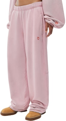 (Women) Alexander Wang Pink Logo Elastic Waist Knit Sweatpants. 4CC2244380688A Purchase (Women) Alexander Wang Pink Logo Elastic Waist Knit Sweatpants. 4CC2244380688A