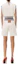 Shop (Women) Alexander Wang Pink Mid-Rise Patchwork Straight Denim Shorts 4DC32346032-80A