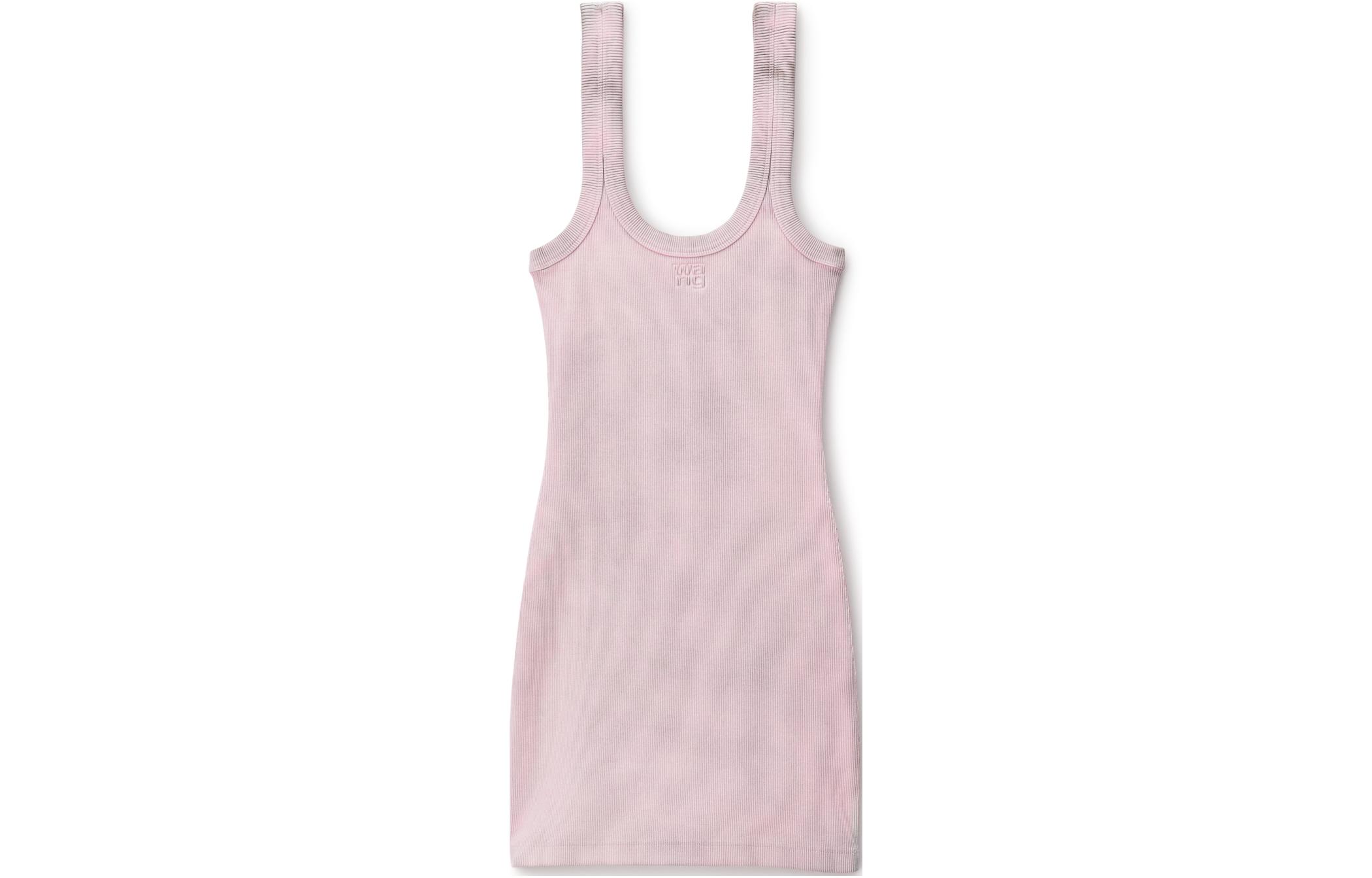 (Women) Alexander Wang  Pink Slim Fit Mini Sleeveless Dress with Spaghetti Straps 4CC2246250688A