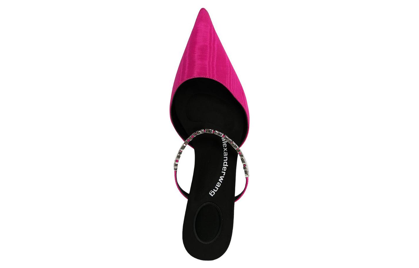 (W) Alexander Wang 'Pink Velvet Stiletto High Heels' 圖 4