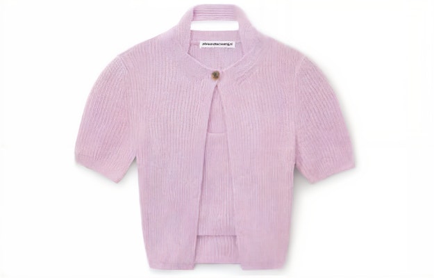 (W) Cárdigan de Punto Morado de Manga Corta Alexander Wang. 4KC3221022-537 Buy (W) Cárdigan de Punto Morado de Manga Corta Alexander Wang. 4KC3221022-537