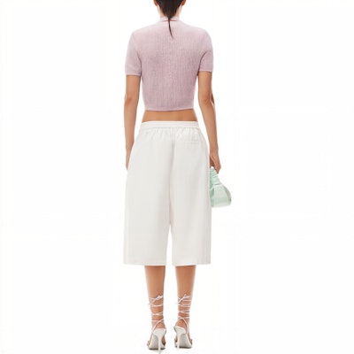 (W) Cárdigan de Punto Morado de Manga Corta Alexander Wang. 4KC3221022-537 Shop (W) Cárdigan de Punto Morado de Manga Corta Alexander Wang. 4KC3221022-537