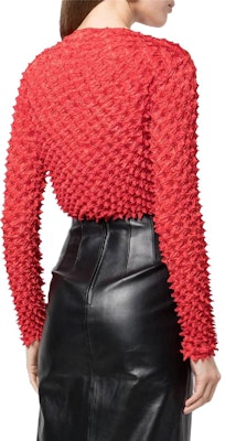 (W) 알렉산더 왕 레드 크롭 래글런 롱슬리브 니트 스웨터 1WC3211490 Shop (W) 알렉산더 왕 레드 크롭 래글런 롱슬리브 니트 스웨터 1WC3211490