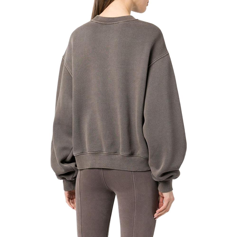 Purchase (W) 알렉산더 왕 러버 로고 프린트 크루넥 풀오버 스웻셔츠 4CC3221360-205