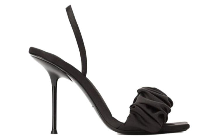 (W) Alexander Wang 'Satin High Heel Sandals - Black' 圖 2