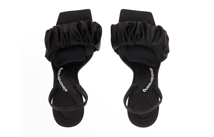 (W) Alexander Wang 'Satin High Heel Sandals - Black' 圖 4