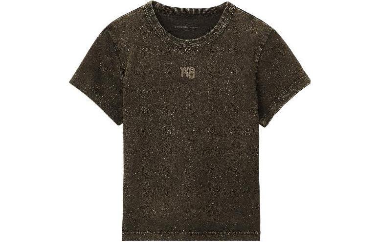 (Women) Alexander Wang  Sequin Logo Print Short Sleeve T-Shirt 4CC3231416-305 圖 2