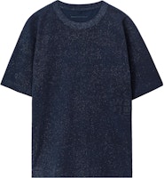 (Women) Alexander Wang Sequin Short-Sleeve Logo Print Crewneck T-Shirt. 4CC3231415-065 (Women) Alexander Wang Sequin Short-Sleeve Logo Print Crewneck T-Shirt. 4CC3231415-065