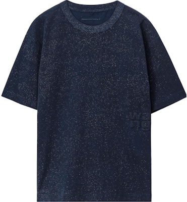 (W) Alexander Wang 亮片短袖 Logo 印花圓領T恤 4CC3231415-065 Order (W) Alexander Wang 亮片短袖 Logo 印花圓領T恤 4CC3231415-065