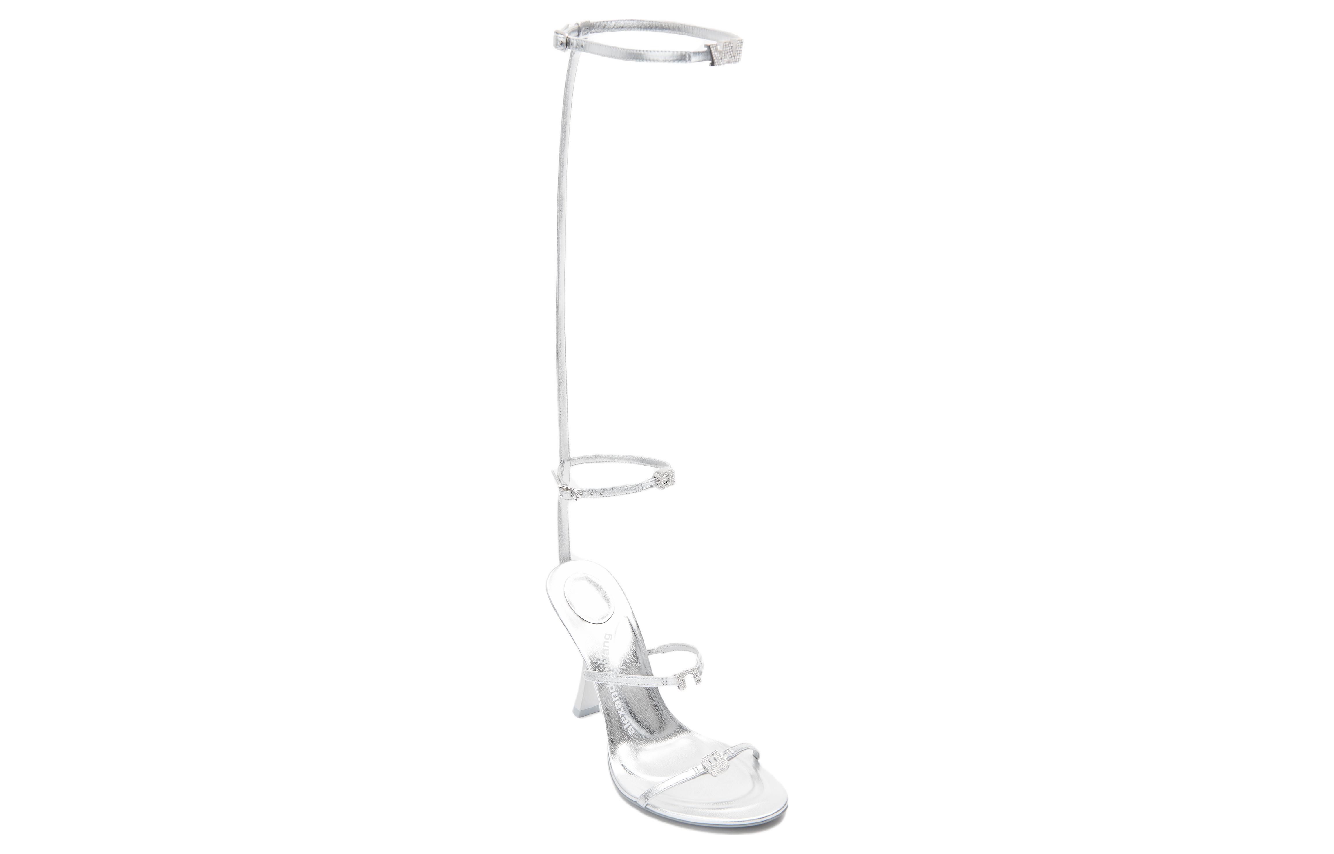 Lookbook (Women) Alexander Wang 'Silver Buckle Stiletto Sandal' 30223S014046