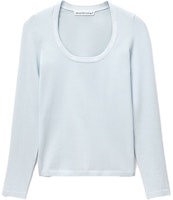 (Women) Alexander Wang Slim Fit Casual Commuter T-Shirt 4KC1211024-467 (Women) Alexander Wang Slim Fit Casual Commuter T-Shirt 4KC1211024-467