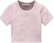 Buy (W) Alexander Wang Slim Fit Crew Neck Kaos Leher Bulat Warna Pink 4CC22414686-88A