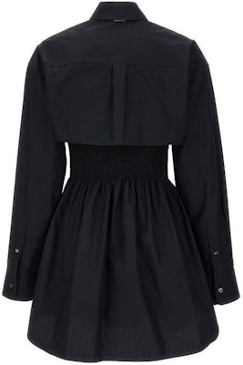 (W) Alexander Wang 黑色長袖抽皺迷你連衣裙搭配襯衫 4WC2246263001 Lookbook (W) Alexander Wang 黑色長袖抽皺迷你連衣裙搭配襯衫 4WC2246263001