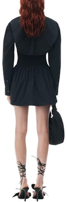 (W) Alexander Wang 黑色長袖抽皺迷你連衣裙搭配襯衫 4WC2246263001 Purchase (W) Alexander Wang 黑色長袖抽皺迷你連衣裙搭配襯衫 4WC2246263001