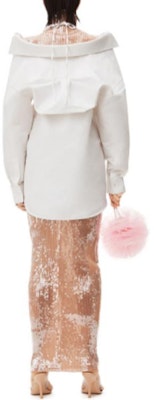 (W) 亞歷山大王純色綁帶大衣 - 白色 1CC2231377-100 Shop (W) 亞歷山大王純色綁帶大衣 - 白色 1CC2231377-100