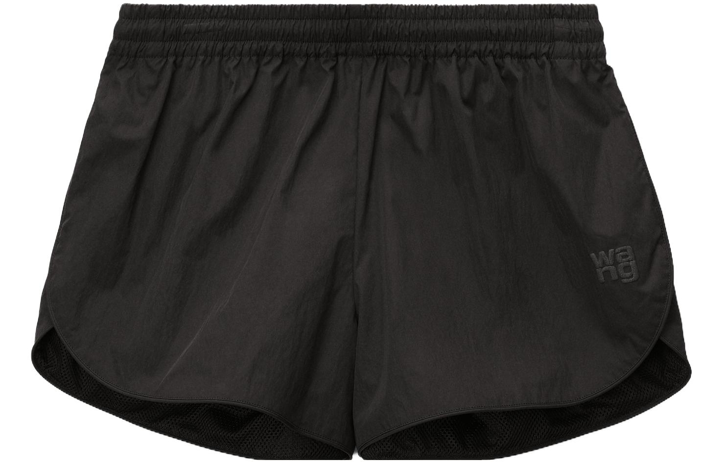 (Women) Alexander Wang  Solid Color Casual Shorts - Black 4WC3234379-001